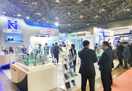 太阳成tyc7111cc亮相日本海事展 碳循环产品生态备受青睐